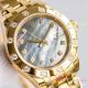 Swiss Replica Rolex Datejust Pearlmaster 81319 Watch Black Mother-Of-Pearl Yellow Gold 34mm (3)_th.jpg